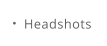 Portfolio of Headshots