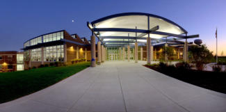 Yorkville High School Main Entrance